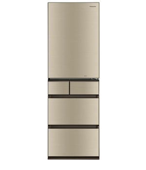 松下（Panasonic）NR-E431VG-N5 405升冰箱 多门冰箱 节能冰箱 家用冰箱 自动制冰冰箱 