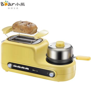 小熊 （Bear）煮蛋器ZDQ-D05Z2 一体多功能家用早餐机 全自动多士炉 吐司煎蛋蒸蛋烤面包机