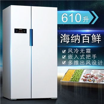 西门子（SIEMENS） KA92NV02TI 610升 变频风冷无霜 独立双循环 LED显示 对开门冰箱（白色）