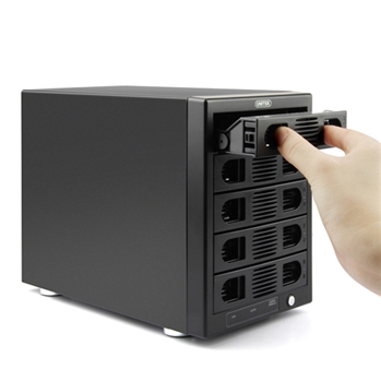 优越者（UNITEK）Y-3359R USB3.0esata全铝免工具抽取外置3.5寸磁盘阵列RAID存储柜5盘位30t